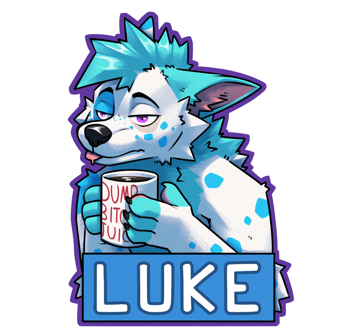 Dumb B!tch Juice Badge